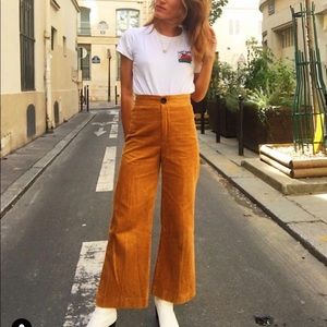 Zara corduroy culottes